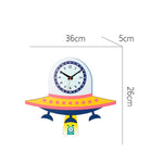 Orologio da parete in legno MDF 28cm cartoon