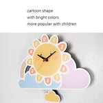 Orologio da parete in legno MDF 28cm cartoon