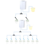 Macchina irrigazione automatica intelligente per fiori
