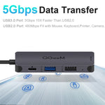 Adattatore HUB USB 3.0 Type-C 4 in 1 QGeeM UH04-1
