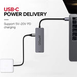 Adattatore HUB USB 3.0 Type-C 4 in 1 QGeeM UH04-1