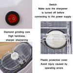 Affilacoltelli elettrico doppia faccia da cucina USB