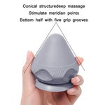 Sfera per massaggio muscolare in silicone con ventosa