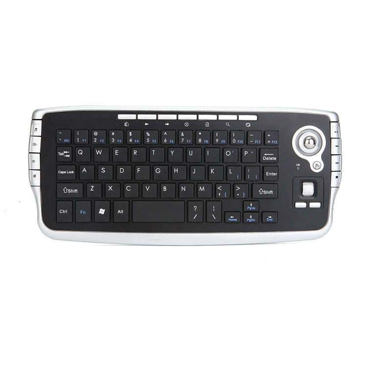 Mini tastiera wireless 2.4G con trackball 78 tasti 1200 DPI