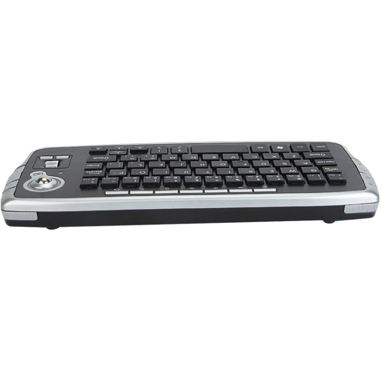 Mini tastiera wireless 2.4G con trackball 78 tasti 1200 DPI