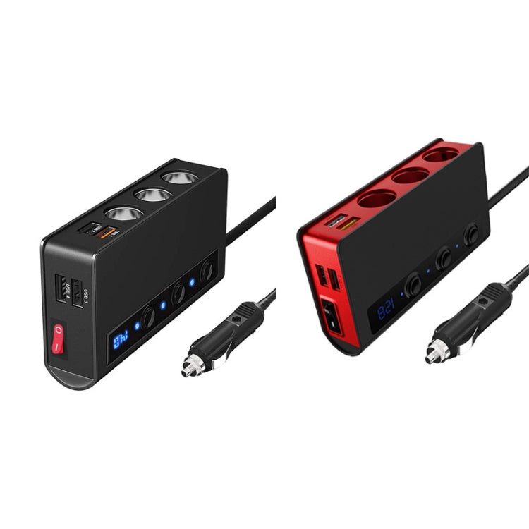 Caricabatteria auto TR24 3 in 1 con 4 porte USB