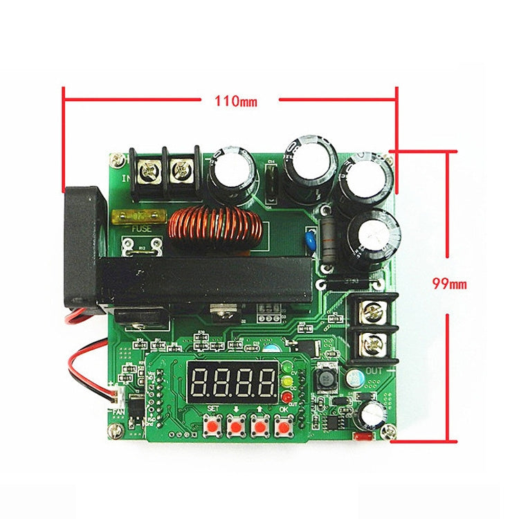 Modulo boost DC-DC regolabile 900 W con display digitale - immagine 3