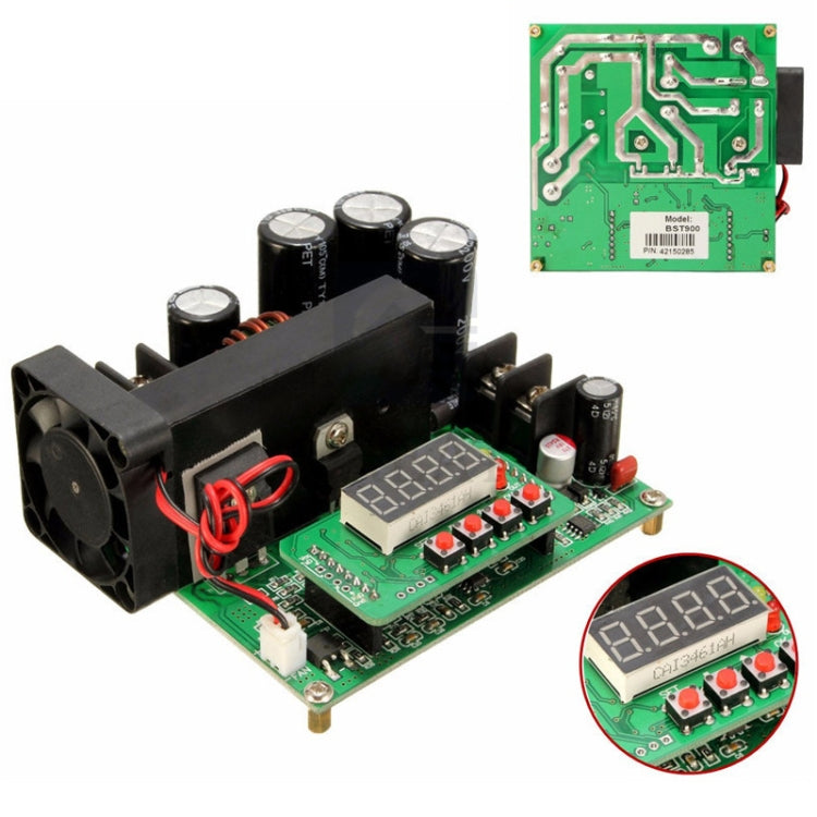 Modulo boost DC-DC regolabile 900 W con display digitale - immagine 6