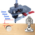 Cerniera da 35 mm con foro aperto per porta armadio 6 pezzi