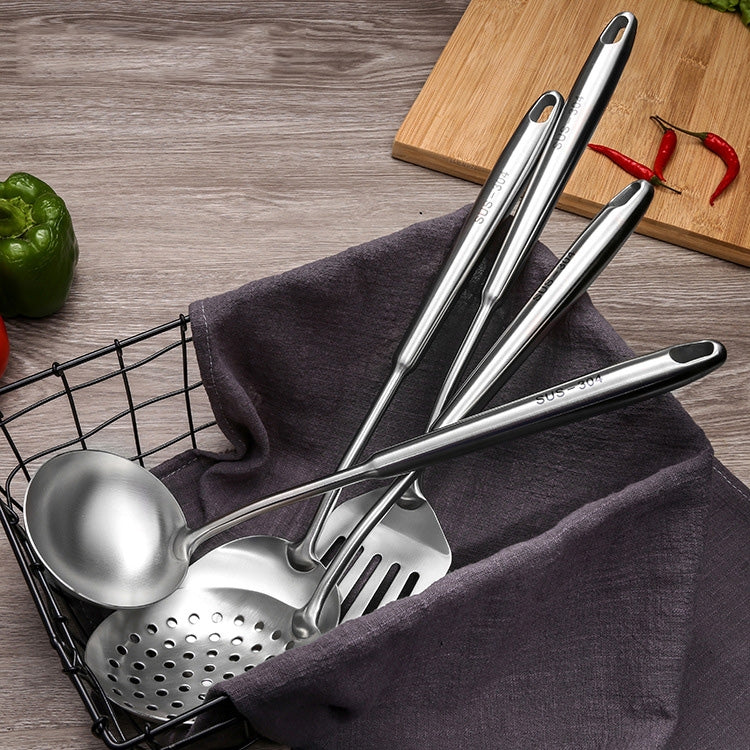 Utensile da cucina in acciaio inox 304, spatola e cucchiai