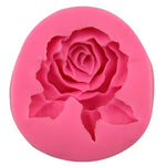 Stampo in silicone per sapone con fiore rosa grande