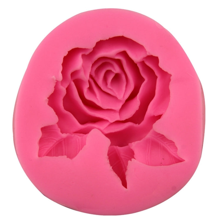Stampo in silicone per sapone con fiore rosa grande