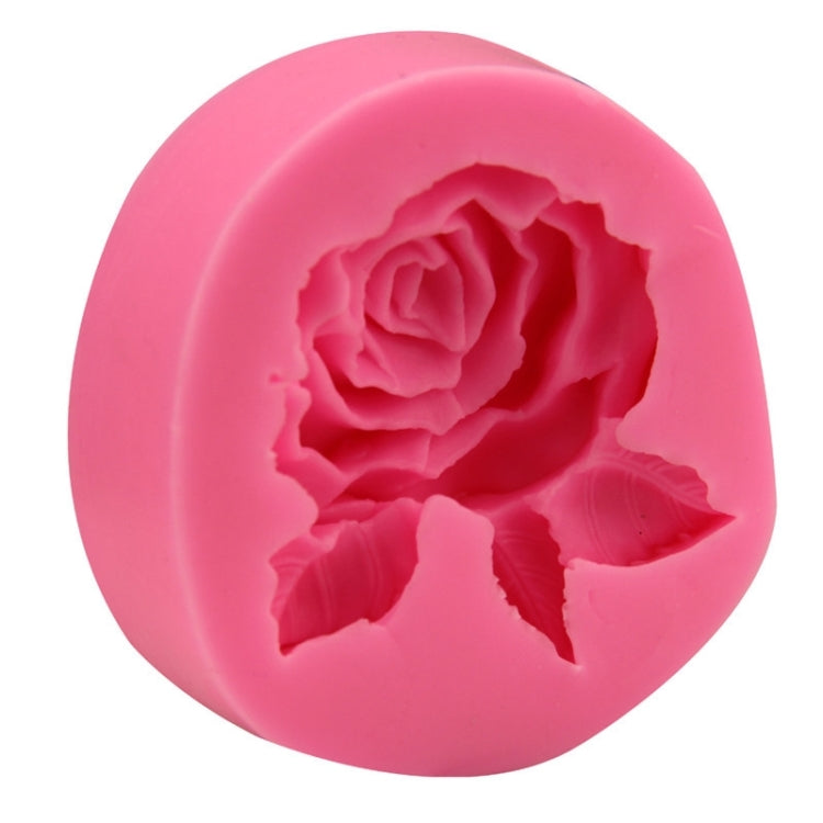 Stampo in silicone per sapone con fiore rosa grande