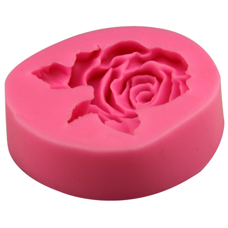 Stampo in silicone per sapone con fiore rosa grande