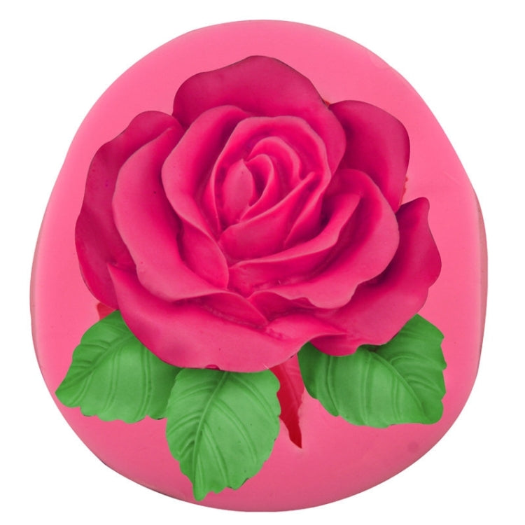 Stampo in silicone per sapone con fiore rosa grande