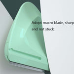 Tagliacapelli triangolare piccolo con lama in acciaio inox