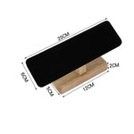 Espositore per gioielli a forma di T in legno massello