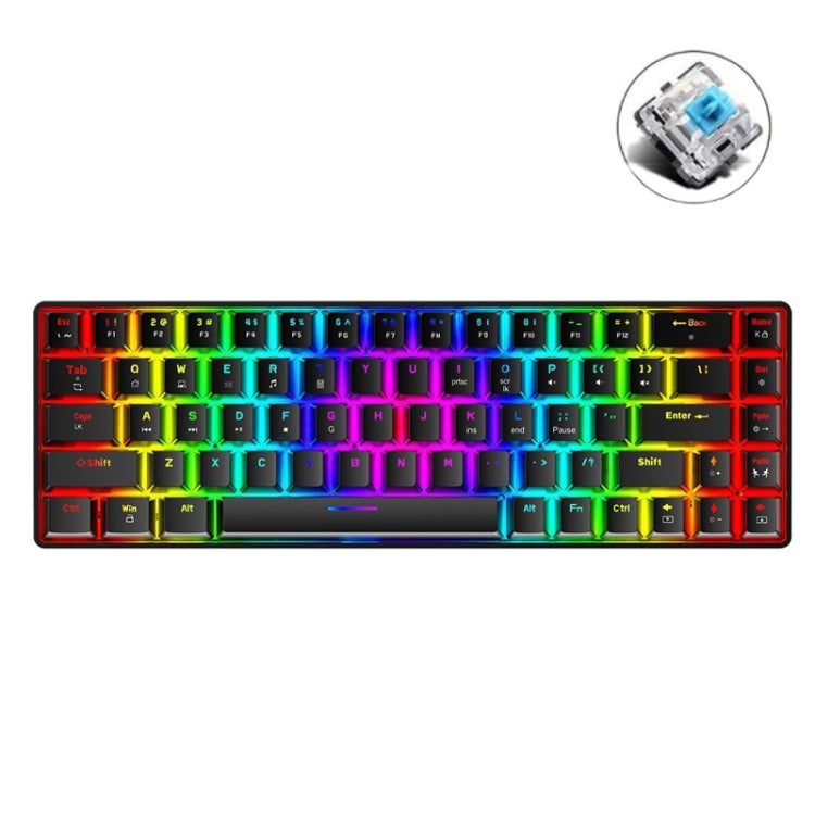 ZIYOU LANG T8 Tastiera meccanica da gioco RGB 68 tasti