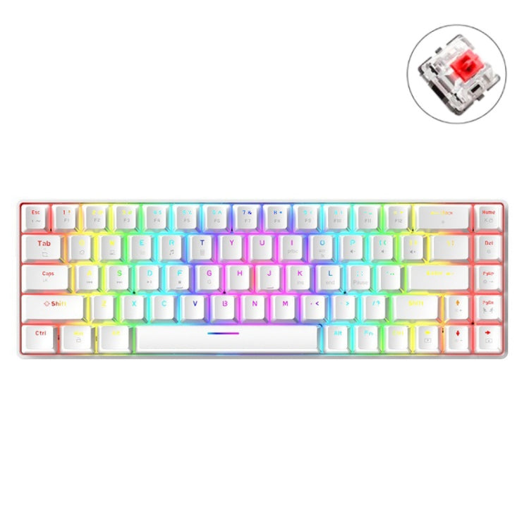 ZIYOU LANG T8 Tastiera meccanica da gioco RGB 68 tasti