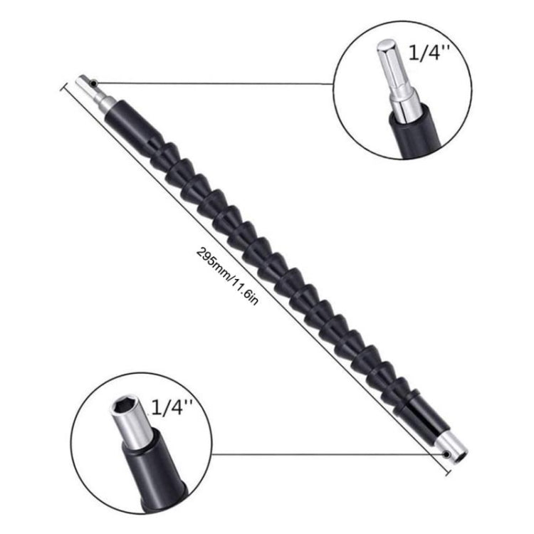 Set 22 pezzi cacciaviti angolo con asta flessibile e bit esagonal