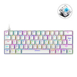 ZIYOU LANG T60 Tastiera meccanica cablata RGB 62 tasti