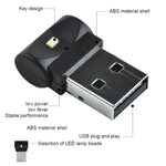 Luce LED decorativa USB per auto 2 pezzi colorata