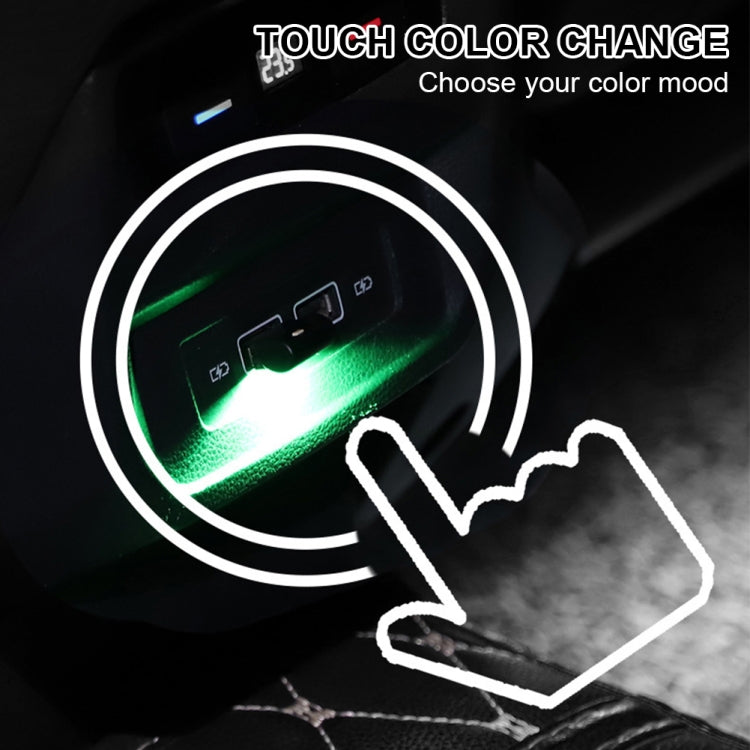 Luce LED decorativa USB per auto 2 pezzi colorata