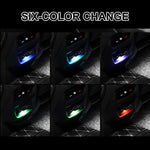 Luce LED decorativa USB per auto 2 pezzi colorata