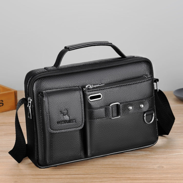 Borsa a tracolla da uomo in pelle PU WEIXIER D235