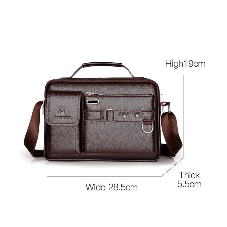 Borsa a tracolla da uomo in pelle PU WEIXIER D235