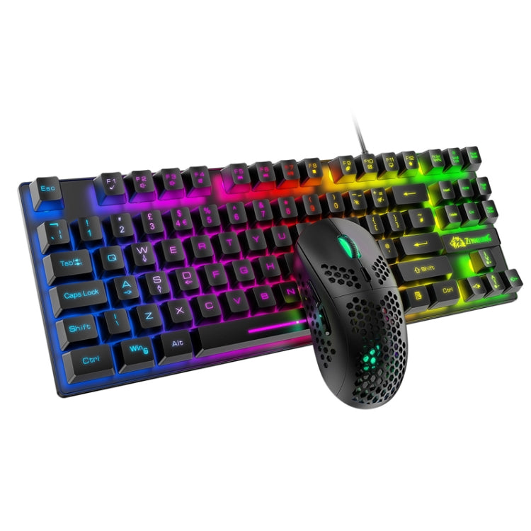 ZIYOU LANG T2 Set Tastiera Meccanica 88 Tasti e Mouse Gaming