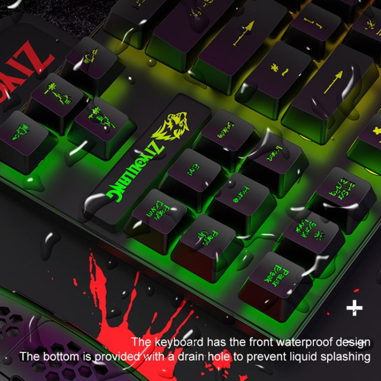 ZIYOU LANG T2 Set Tastiera Meccanica 88 Tasti e Mouse Gaming
