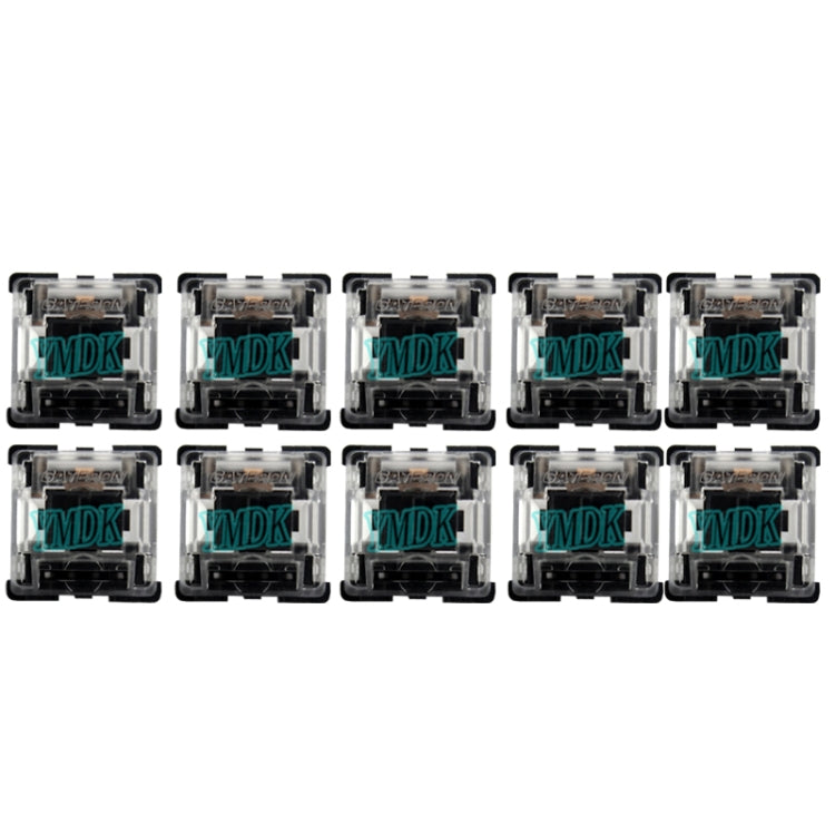 Set 10 switch Gateron G Shaft con copertura asse trasparente