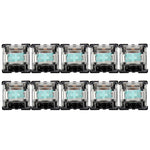 Set 10 switch Gateron G Shaft con copertura asse trasparente