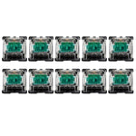 Set 10 switch Gateron G Shaft con copertura asse trasparente