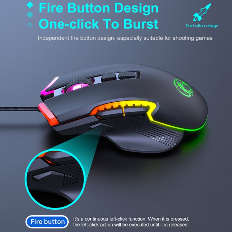 IMICE T70 Mouse da gioco cablato 7200 DPI 8 pulsanti