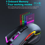 IMICE T70 Mouse da gioco cablato 7200 DPI 8 pulsanti