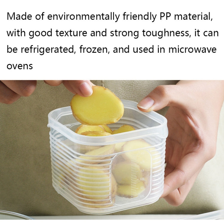 Set 6 Contenitori Conservazione Alimenti con Coperchio in PP