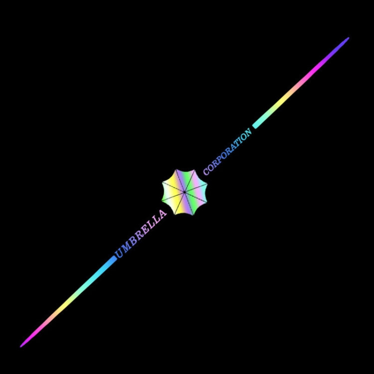 5 adesivi laser colorati 60 cm per auto