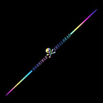 5 adesivi laser colorati 60 cm per auto