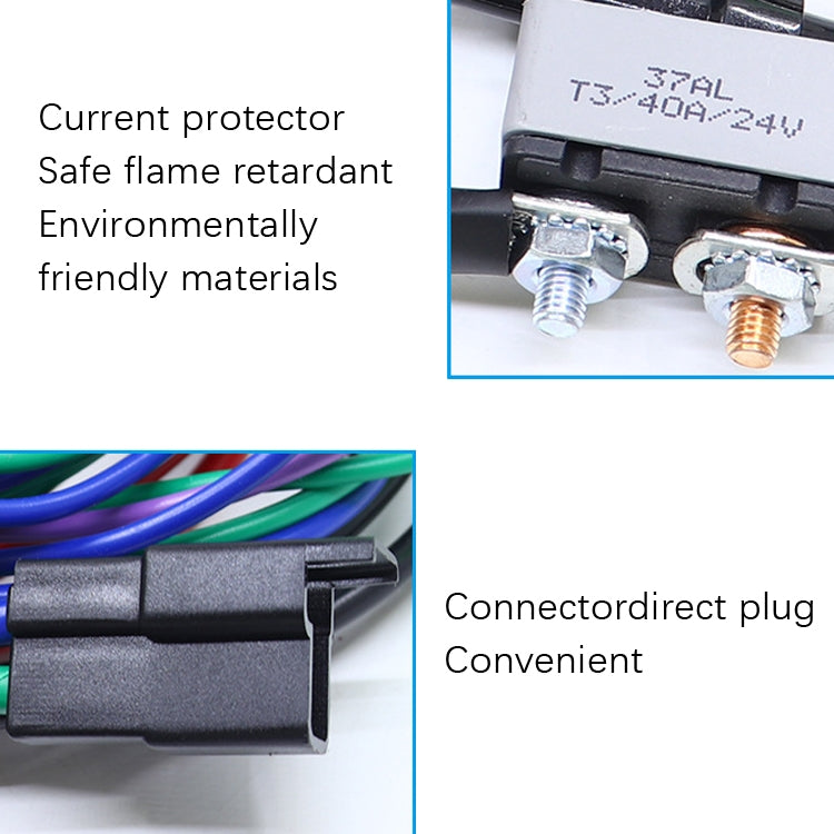 Cablaggio dispositivo inclinazione piastra 12V 24V