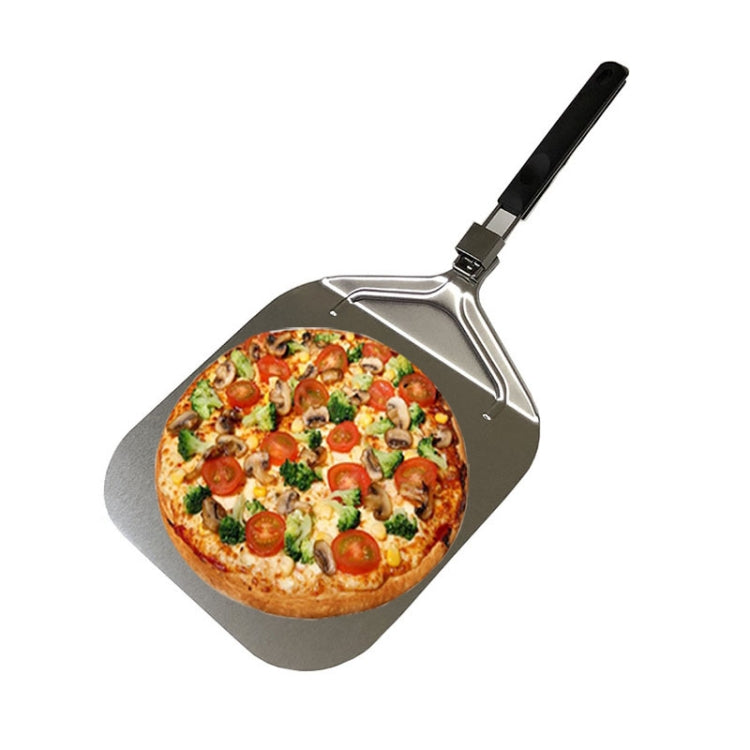Spatola pieghevole in alluminio per pizza con manico
