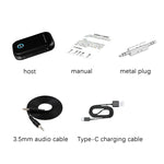 Ricevitore audio Bluetooth 5.0 per auto con cavo 3,5 mm