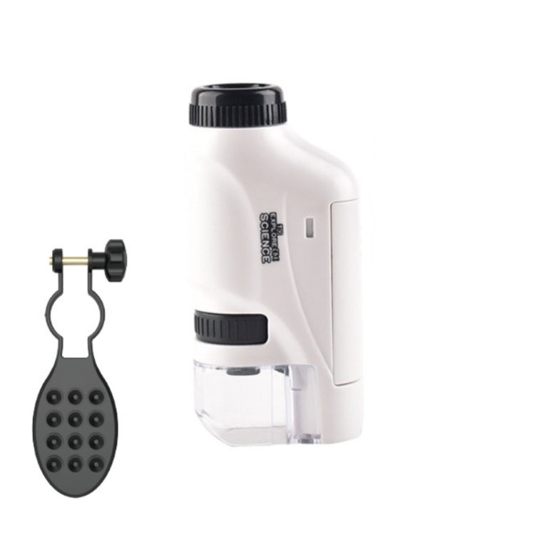 Microscopio portatile per bambini con LED e zoom 60-120x