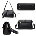 Borsa donna a tracolla in PU 24x8x15 cm