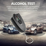 Mini tester portatile alcol e aria per auto con LED