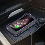 Caricabatterie wireless antiscivolo per auto 15W