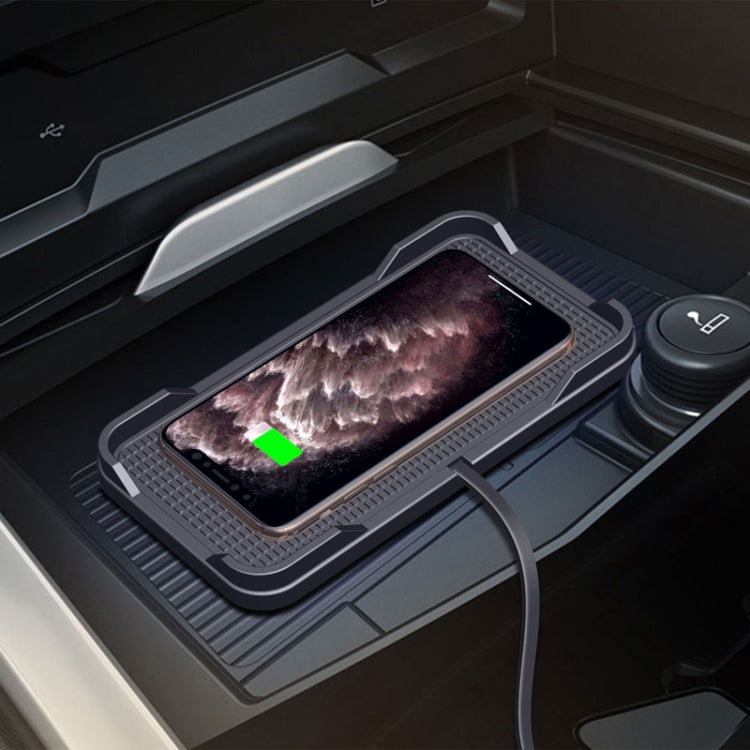 Caricabatterie wireless antiscivolo per auto 15W