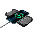 Caricabatterie wireless antiscivolo per auto 15W