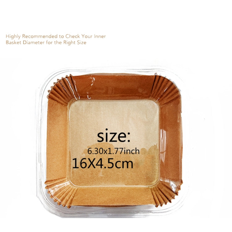 Carta forno antiolio per friggitrice 18x18 cm 3 pezzi